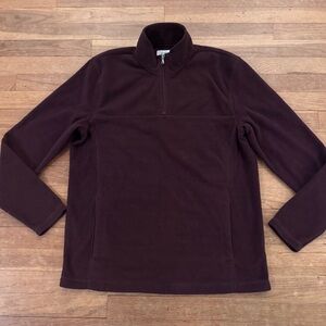 Croft & Barrow partial zip pullover size medium M
 b77